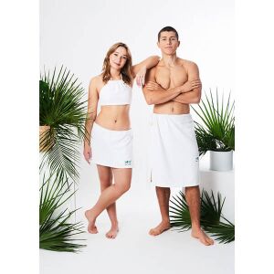 Frottír szaunaszett – férfi megkötős kilt FR és női BEMBEA FR szett FR bugyival YEYE SZOKNYA KEM BEMBEA FBS 135457922 - Szauna kiegészítő