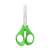 Keyroad 13 cm blunt-tipped scissors, green