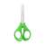 Keyroad 13 cm blunt-tipped scissors, green
