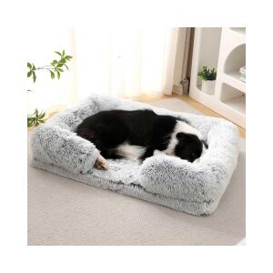 Plüss ortopéd kutya fekhely "XL" - szürke