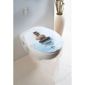 STONE - Design mintás MDF WC ülőke