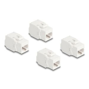 Delock Keystone modul, RJ45-aljzat Cat.6A UTP 4 db.-os 135464670 - PCI hálózati kártya