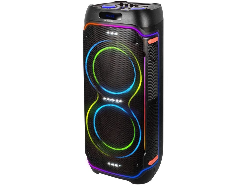 Trevi XF 3600 PRO vezeték nélküli, 200W-os hordozható hangfal kar...