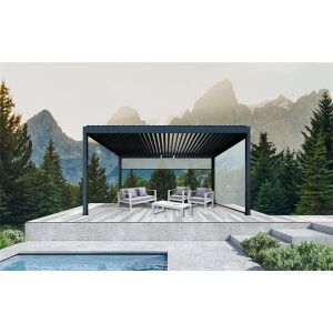 IRIS PS-104WH pergolához fehér 4m-es kiegészítő oldalfal 135475738 - Pergola