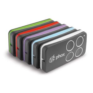 VIDUE PHOX4.433 MC 433 MHz gyári kóddal  (2-s kód), 4 csatornás ugrókódos több színű távirányító 135475944 - Kapu távirányító