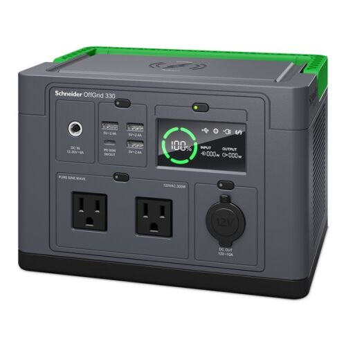 APC PPS330-GR OffGrid 330 332Wh Lítium-ion 230V hordozható akkumulátor állomás 135477655