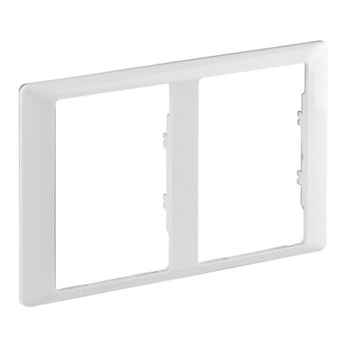 Legrand 754222 Valena Life 2x2P+F csatlakozóaljzathoz fehér kettős keret 135477731