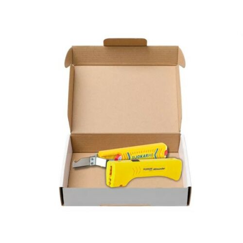 Jokari  MESTER 2 JOKARI Secura No.28H kampós pengével kábelkés+JOKARI J30900 Allrounder univerzális kábelcsupaszító 135480144