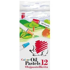 ICO Süni 12 db-os Olajpasztell Készlet - Vegyes Színek 135481160 - Rajzeszköz