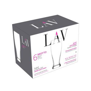 LAV Brotto Beer 330ml sörös pohár szett 6 darabos LV-BRO19F 135481543 - Söröspohár