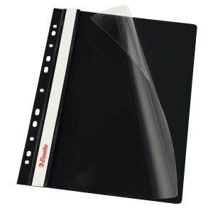 Esselte A4 Gyorsfűző - Fekete, 10 db 135481569 - Gyorsfűző mappa