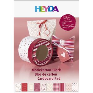Heyda Piros A4 20 lapos kartonlap szett 135482061 - Művészet & Hobbi