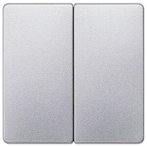 Siemens 5TG6245 DELTA I-SYSTEM alumínium 2-es billentyű 135482535 - Villanykapcsoló fedél