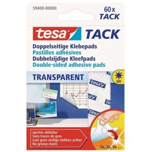 Tesa Tack Visszaszedhető Ragasztópont - 72 db, Átlátszó 135482613 - Irodai kiegészítő