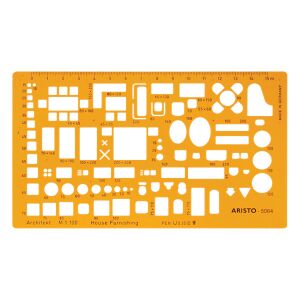 Aristo 1:100 építész bútorsablon 135482640 - Geometriai sablon