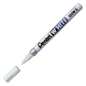 Pentel X100WS gömbhegyű fehér jelölő filc 135482940 - Írószer