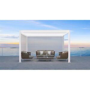 IRIS PS-103WH pergolához fehér 3m-es kiegészítő oldalfal 135483511 - Pergola