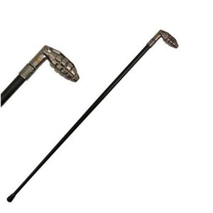 Baston decorativ, metalic, sabie interioara, 94 cm, negru 135875968 - Sétabot