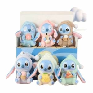 Stitch Labubu stílusú plüssjáték Disney Mystery Box figura, véletlenszerű modell - Barkácsolás, Autópálya & Parkolóház és Figura
