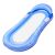 LeisureFloat inflatable blue pool hammock with headrest