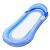 LeisureFloat inflatable blue pool hammock with headrest