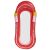 Top view of LeisureFloat Red Inflatable Water Hammock