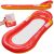 LeisureFloat Red Inflatable Water Hammock with packaging