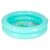 Bestway turquoise inflatable kiddie pool with dinosaur print, angled view
