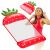 Strawberry Inflatable Pool Float Hammock with Woman