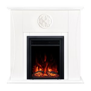 Kominek elektryczny Art Flame Benedict & Cris z białą obudową - Art Flame