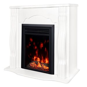 Oscar & Cris elektronik kandalló, Art Flame, 997x1034x270 mm, 1500 W, Fa recsegő hatás, 10 láng szén, Termosztát, Időzítő