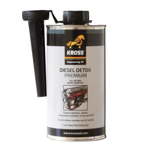 Kross Diesel Detox Premium 500ml, univerzális dízel adalék az injektorok tisztításához és az üzemanyag-takarékosság javításához - Kross