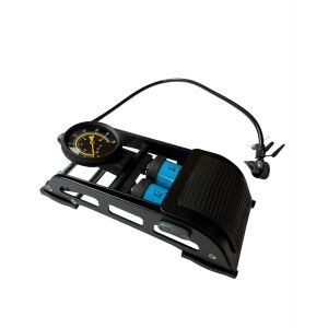 Kéthengeres lábpumpa nyomásmérővel, 130PSI, 9 bar - Felfújható játék & Strandjáték