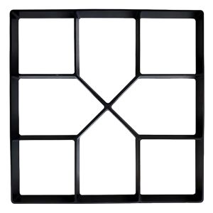 Teno® kontúr formázó forma, beton vagy díszítő kő lenyomatokhoz, természetes követ utánoz, javítja a kert megjelenését, műanyag, 6-os modell, 40 X 4 cm, fekete, 40 X 4 cm, fekete. 135508308 - Térkő sablon