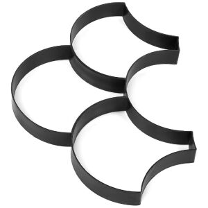 Teno® burkolólap formázó forma, beton vagy díszítő kő lenyomatokhoz, természetes követ utánoz, kiemeli a kert megjelenését, műanyag, 7-es modell, 51,5 x 35,5 x 4 cm, fekete színű 135508326 - Térkő sablon