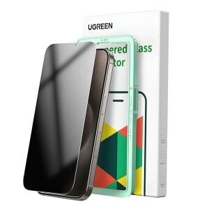 UGREEN iPhone 16 Pro Max Adatvédő Képernyővédő - Anti-Spy Edzett Üveg - Ugreen