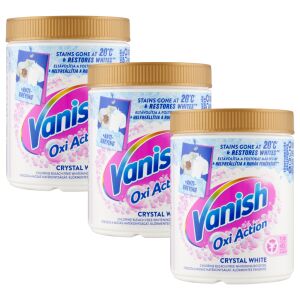 Vanish Oxi Action Crystal White stain remover powder, 3 pack - Laundry detergent