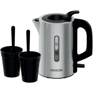 Sencor SWK 170SS Travel Kettle with Cups and Spoons - Sencor