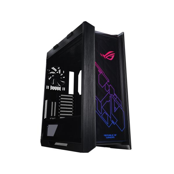 Asus ház rog strix helios gx601, tápegység nélkül, fekete, üvegfa...