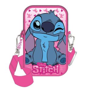 Disney Lilo és Stitch, A csillagkutya Pink Deluxe telefontartó táska 18 cm 135519401
