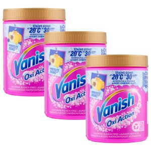 Vanish Oxi Action proszek do usuwania plam, 3 sztuki - Detergent