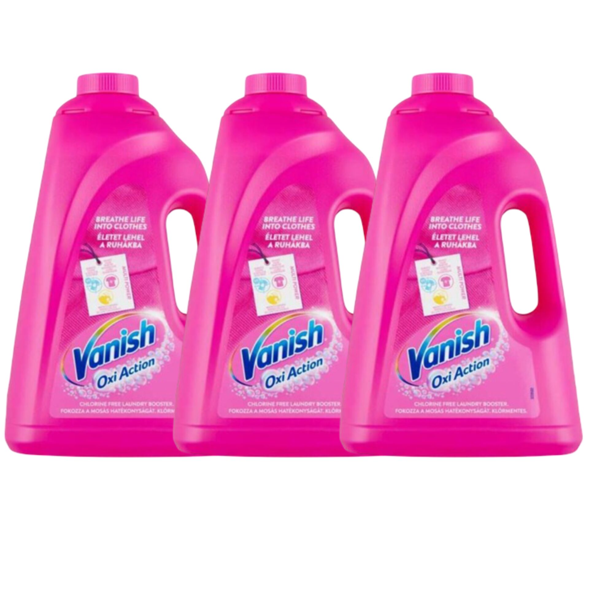 Vanish Oxi Action folyékony Folttisztító Pink 3x3l