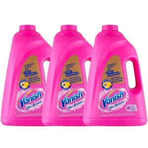 Vanish Oxi Action Pink Płyn do usuwania plam, 3 x 3L butelki - Detergent