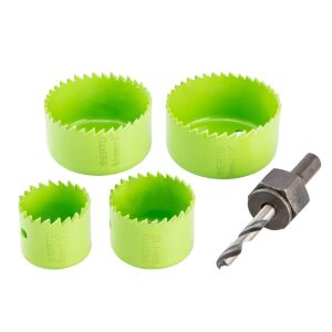 VERTO Körkivágó készlet 5db, 32, 38, 51, 54mm 60H953 135520861 - Construcții și renovări