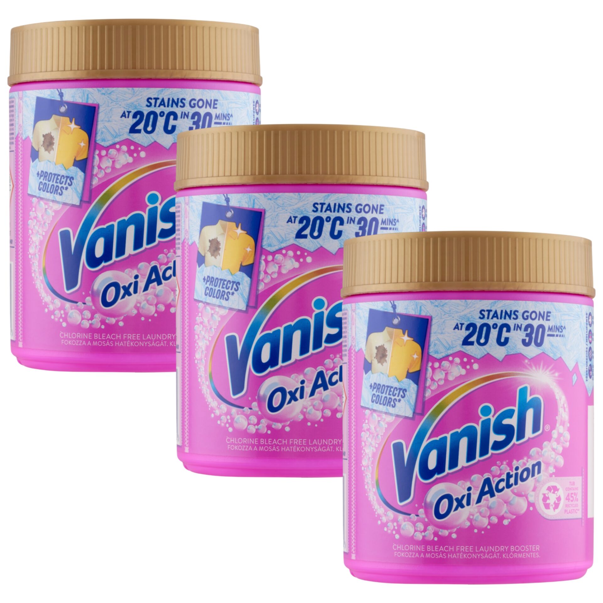 E-shop Vanish Oxi Action Follicle Cleansing Powder Pink 3x470g