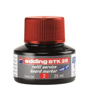 Edding BTK 25 Nachfüllservice Boardmarker, rote Tinte, 25 ml - Edding Tafel- & Flipchart-Marker