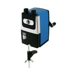 ICO 307 Pencil Sharpener, blue desk sharpener with metal clamp, for standard pencils - Pencil Sharpener