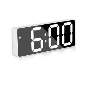 Weißer LED Digitaler Wecker - Innenarchitektur
