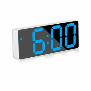 Elektronischer digitaler Wecker mit blauer LED-Anzeige - Innenarchitektur