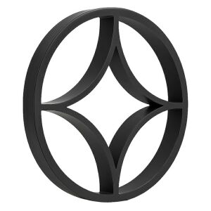 NEXTLY beton burkolóforma, újrafelhasználható forma a kert/kövezet/járda betonozásához, tartós műanyag, 39x39x3.8cm, 21-15 fekete színű 135537377 - Térkő sablon